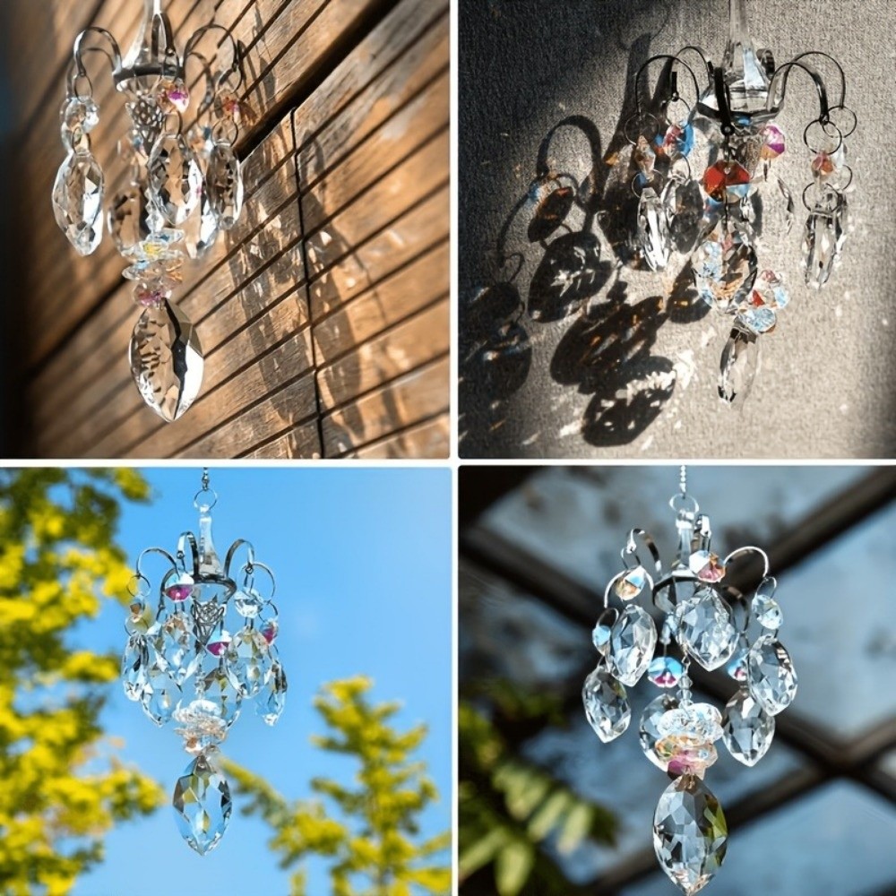 ของตกแต่งงานฝีมือ จี้คริสตัลปร - Crystal Sun Catcher บทวิจารณ์และราคา