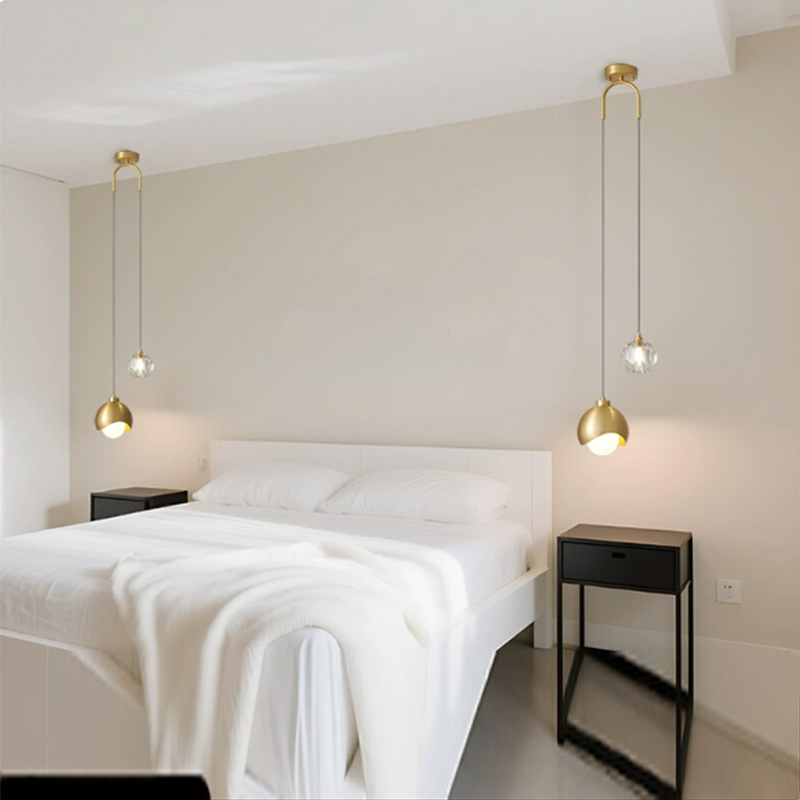 โคมไฟห้อยเพดานทรงกลมแก้ว LED ส - Hanging Moon Lamp บทวิจารณ์และราคา