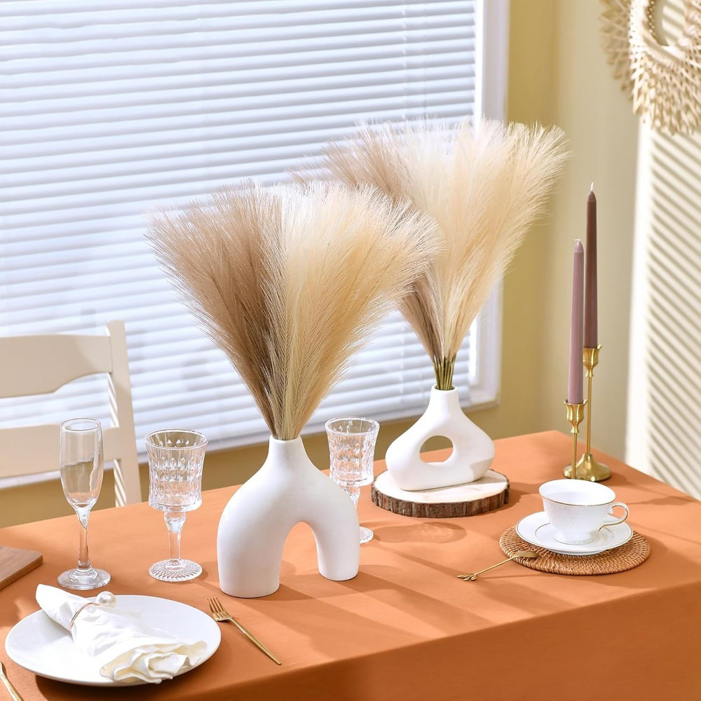 หญ้าแพมพัสประดิษฐ์ 15 ชิ้น ควา - Pampas Grass Decor บทวิจารณ์และราคา