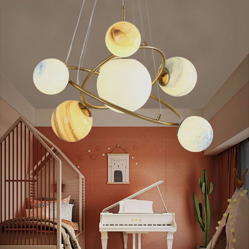 ห้องเด็กเด็กชายและเด็กหญิงห้อง - Hanging Moon Lamp บทวิจารณ์และราคา