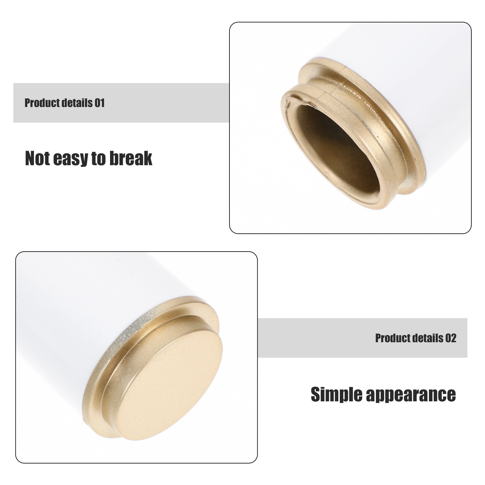 หัวตกแต่งราวม่าน 10 ชิ้น ขนาด  - Home Decor Quick Upgrades บทวิจารณ์และราคา