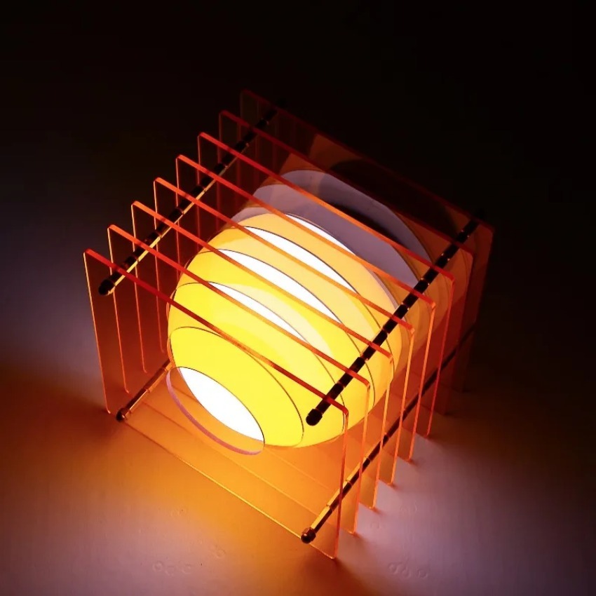 โคมไฟดวงจันทร์ DIY อะคริลิกหลา - Home Decor Gift บทวิจารณ์และราคา