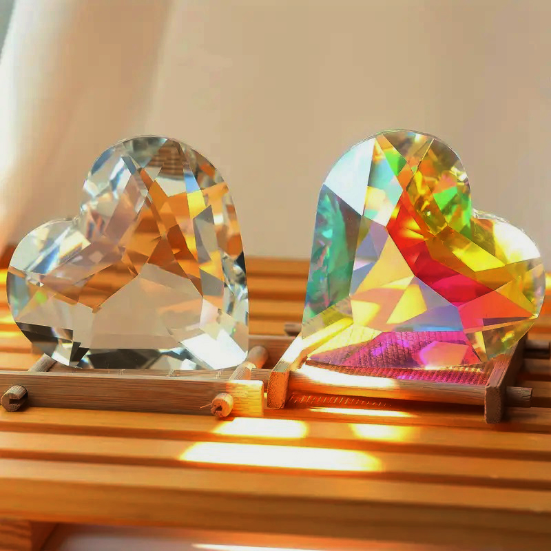 2 ชิ้นคริสตัล Suncatcher ปริซึ - Crystal Sun Catcher บทวิจารณ์และราคา