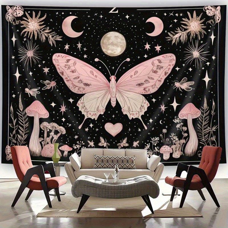VIKAMA Moth Butterfly Moon Pha - Home Decor Yoga บทวิจารณ์และราคา