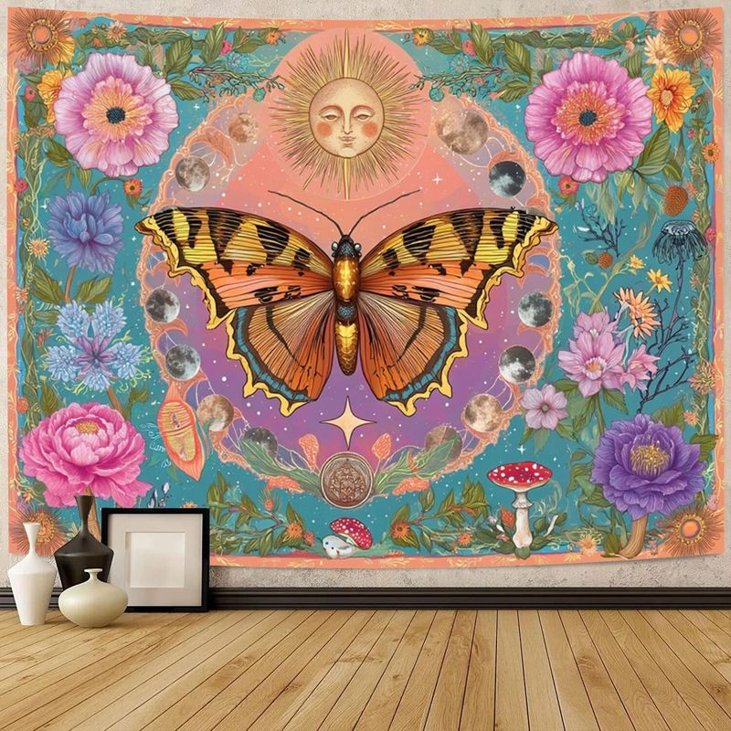 VIKAMA Moth Butterfly Moon Pha - Home Decor Yoga บทวิจารณ์และราคา