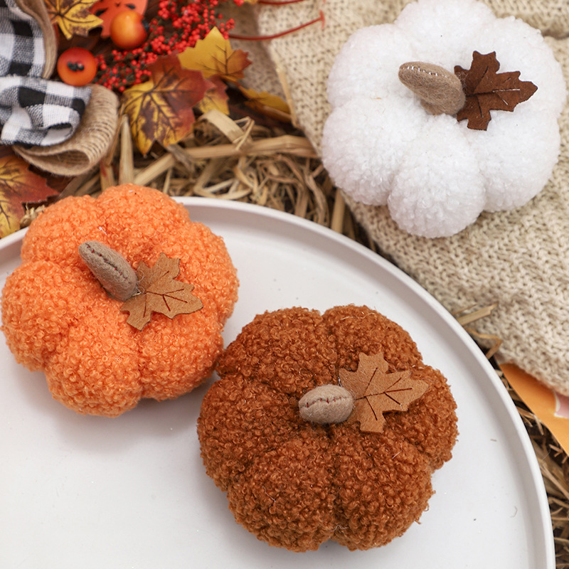 ตุ๊กตาฟักทองขนปุย ของตกแต่งฮาโ - Home Decor Gift บทวิจารณ์และราคา