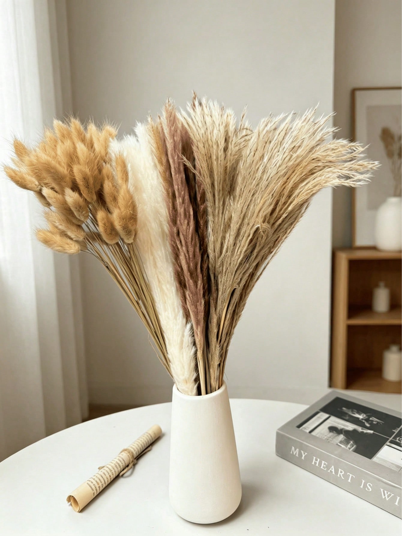 10/20/30 ชิ้น หญ้าแพมพัสประดิษ - Pampas Grass Decor บทวิจารณ์และราคา