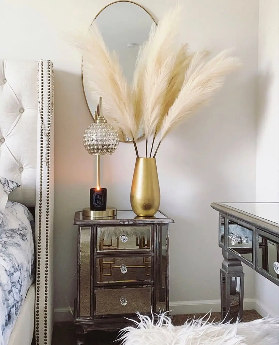 ประดิษฐ์ Faux Pampas Grass ขนา - Pampas Grass Decor บทวิจารณ์และราคา