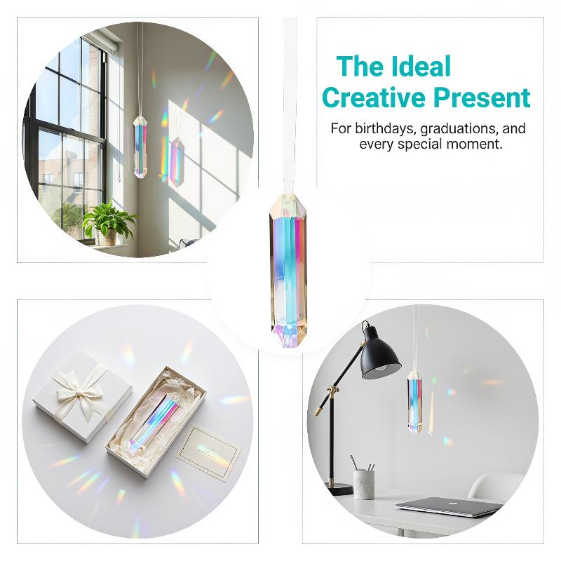 คริสตัลประดับตกแต่งหลากสีสัน ร - Crystal Sun Catcher บทวิจารณ์และราคา