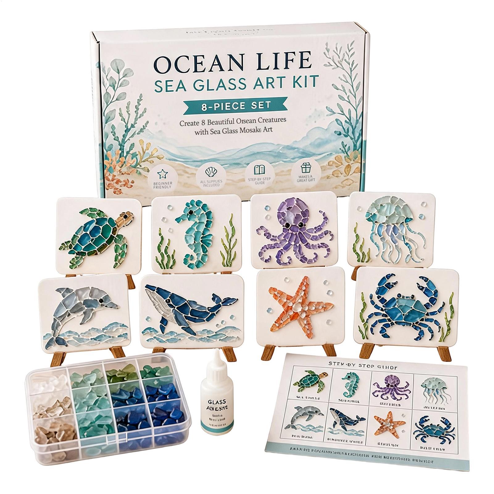 ชุดอุปกรณ์งานฝีมือ DIY โมเสกแก - Home Decor Nautical บทวิจารณ์และราคา