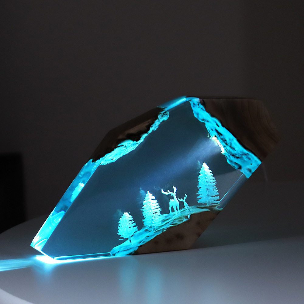 งานศิลปะตั้งโต๊ะรูปกวางนางฟ้าใ - Home Decor Resin บทวิจารณ์และราคา