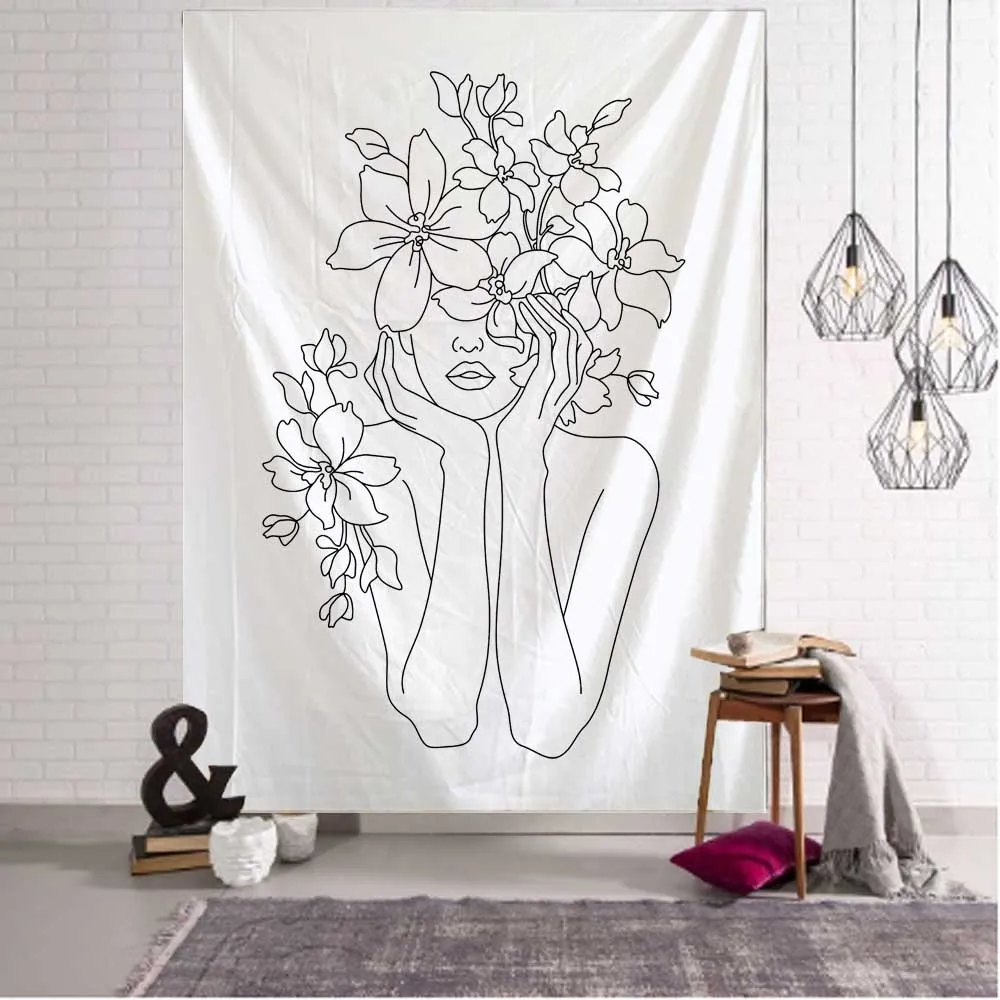 เสื่อโยคะปิกนิกแขวนผนังสีขาวศิ - Home Decor Yoga บทวิจารณ์และราคา