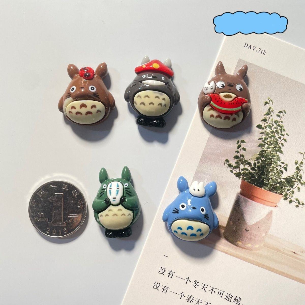 แม่เหล็กติดตู้เย็นเรซินลายโทโต - Home Decor Resin บทวิจารณ์และราคา