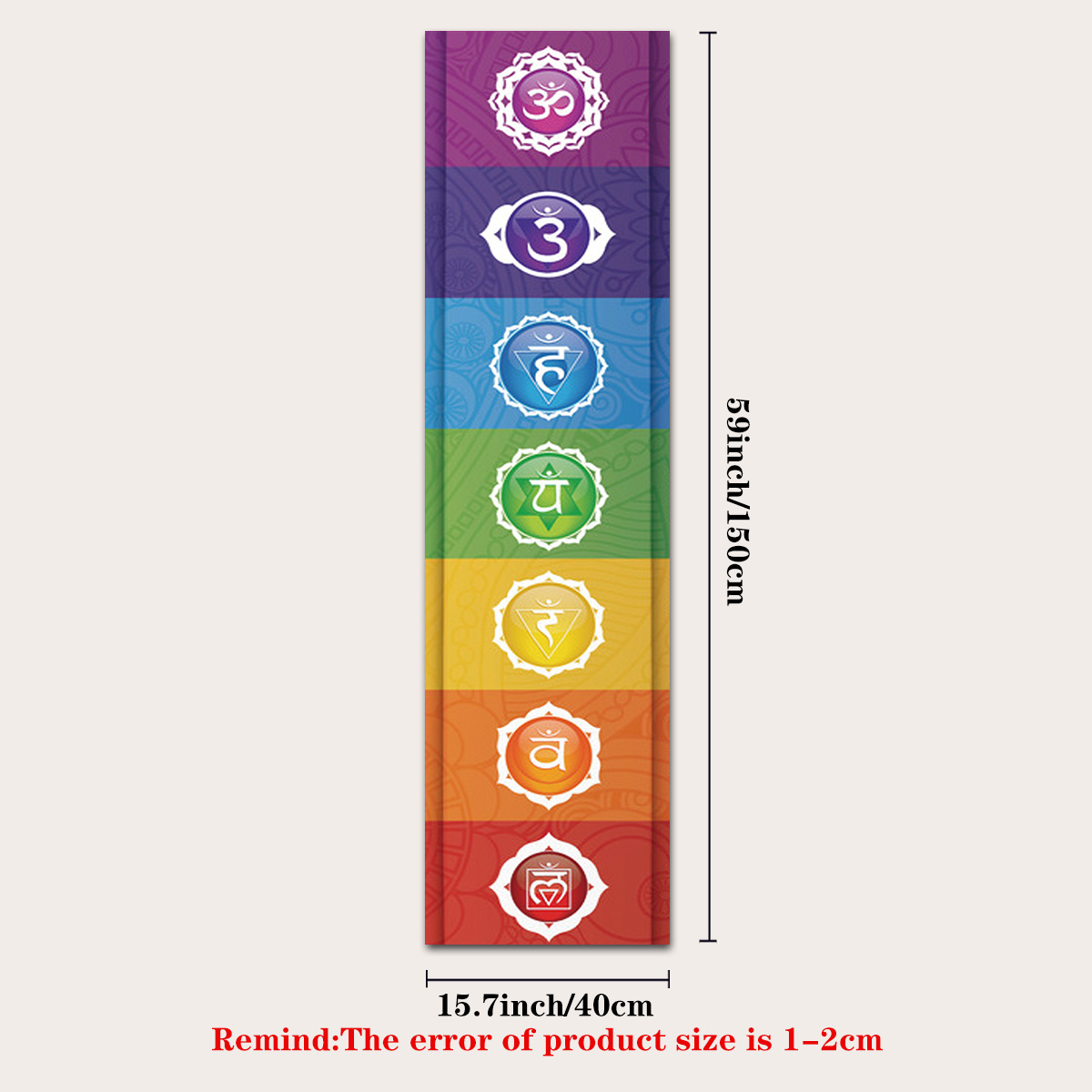Tapestry องค์ประกอบที่มีสีสัน  - Home Decor Yoga บทวิจารณ์และราคา