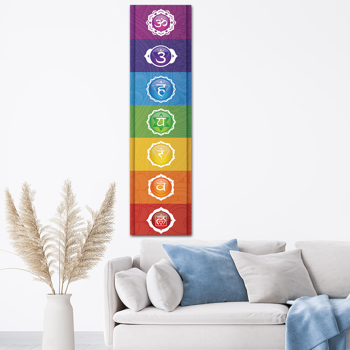 Tapestry องค์ประกอบที่มีสีสัน  - Home Decor Yoga บทวิจารณ์และราคา
