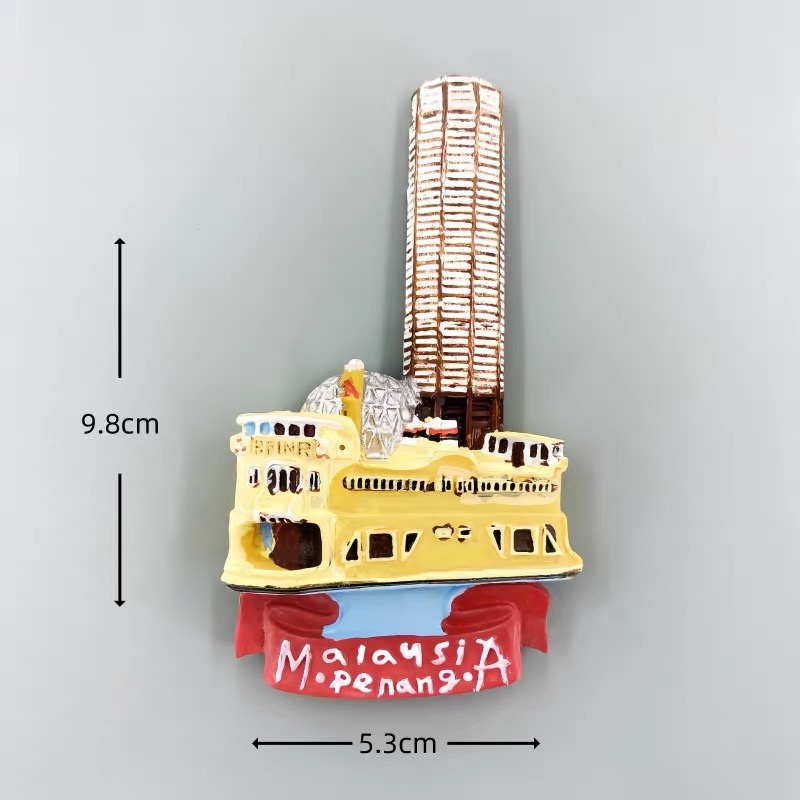 แม่เหล็กติดตู้เย็น 3 มิติ มาเล - Home Decor Malaysia บทวิจารณ์และราคา