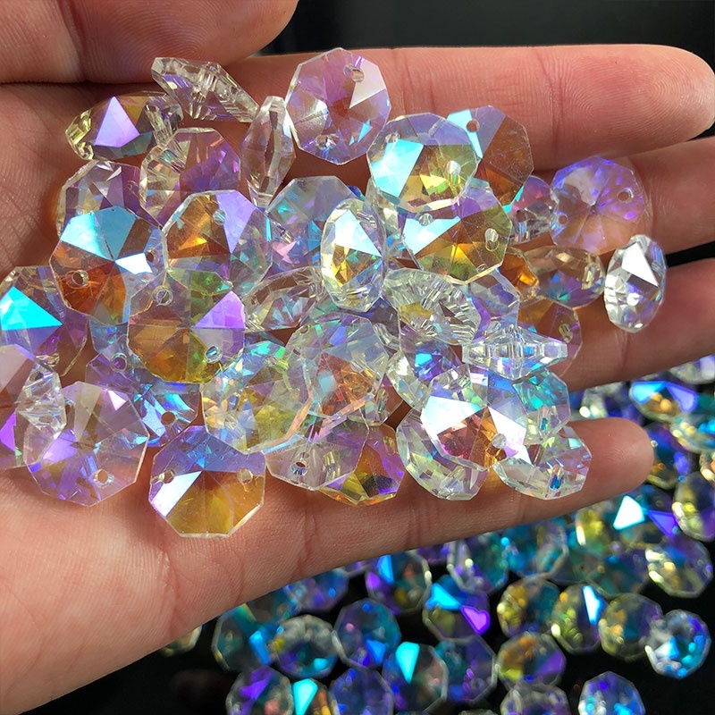ลูกปัดแก้วคริสตัลออโรร่าทรงแปด - Crystal Sun Catcher บทวิจารณ์และราคา