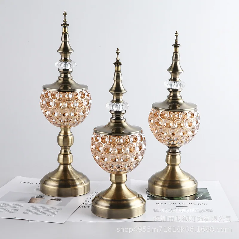 โถแก้วใส่ขนมโลหะจากมาเลเซีย ขอ - Home Decor Malaysia บทวิจารณ์และราคา