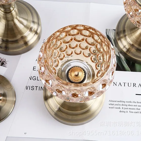 โถแก้วใส่ขนมโลหะจากมาเลเซีย ขอ - Home Decor Malaysia บทวิจารณ์และราคา