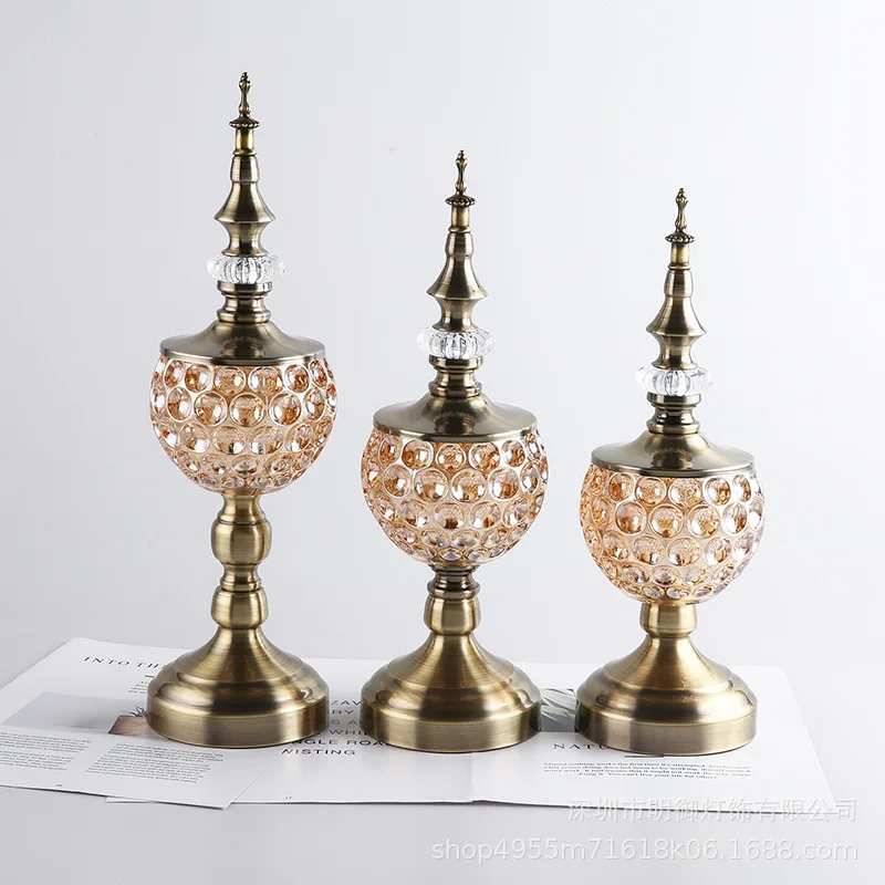 โถแก้วใส่ขนมโลหะจากมาเลเซีย ขอ - Home Decor Malaysia บทวิจารณ์และราคา