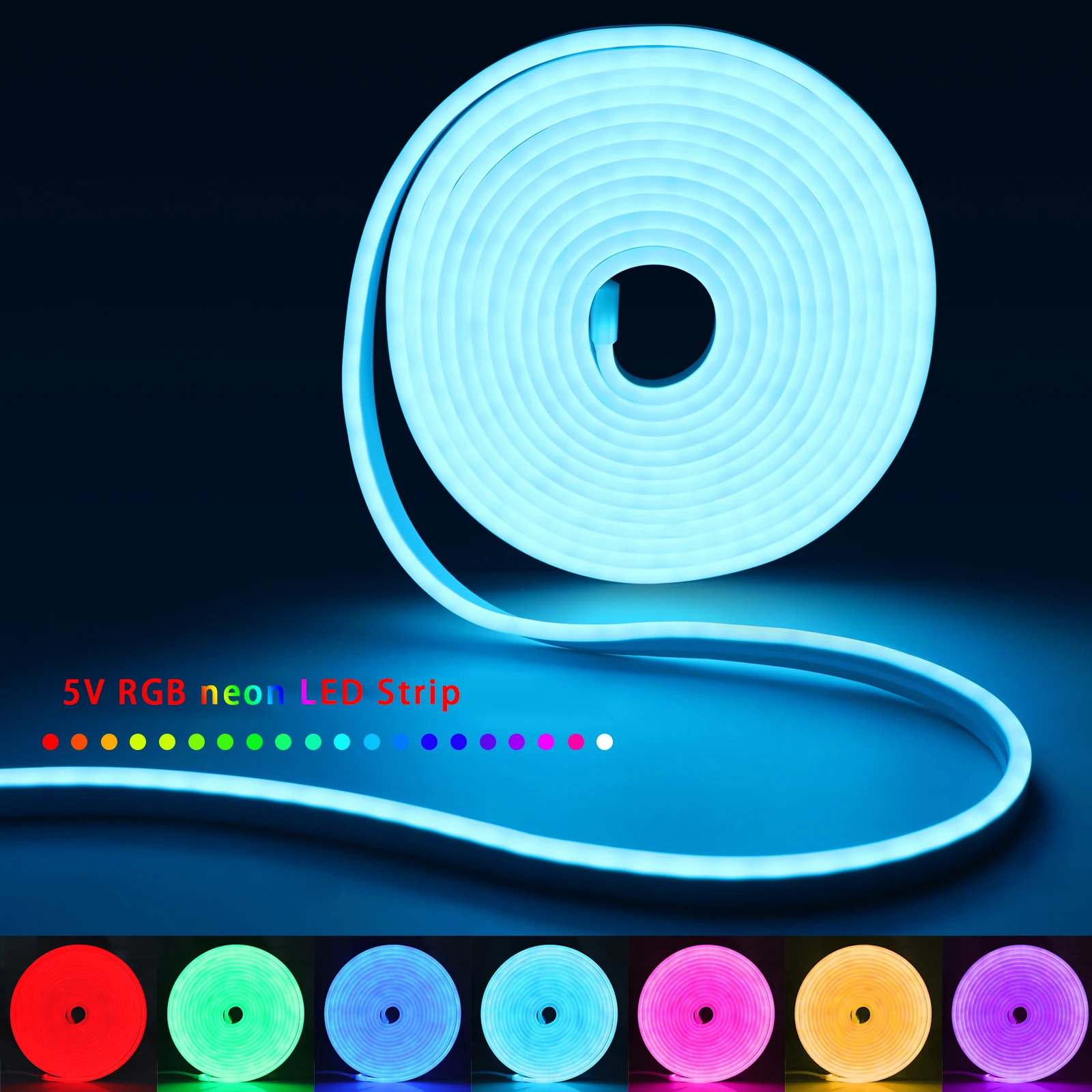 ไฟนีออน LED RGB ขนาด 1-5 เมตร  - Led Strip Lights บทวิจารณ์และราคา